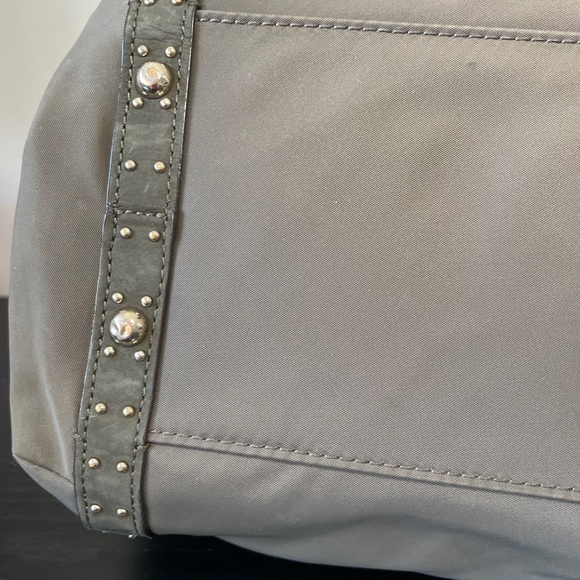 MZ Wallace Harlow Studded Nylon Tote - Neutral Color - Pre-owned - Picture 7 of 14